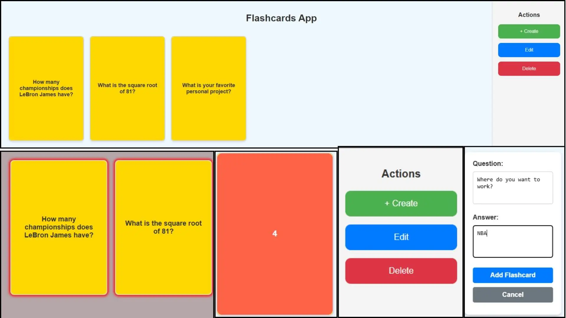 Flashcard App