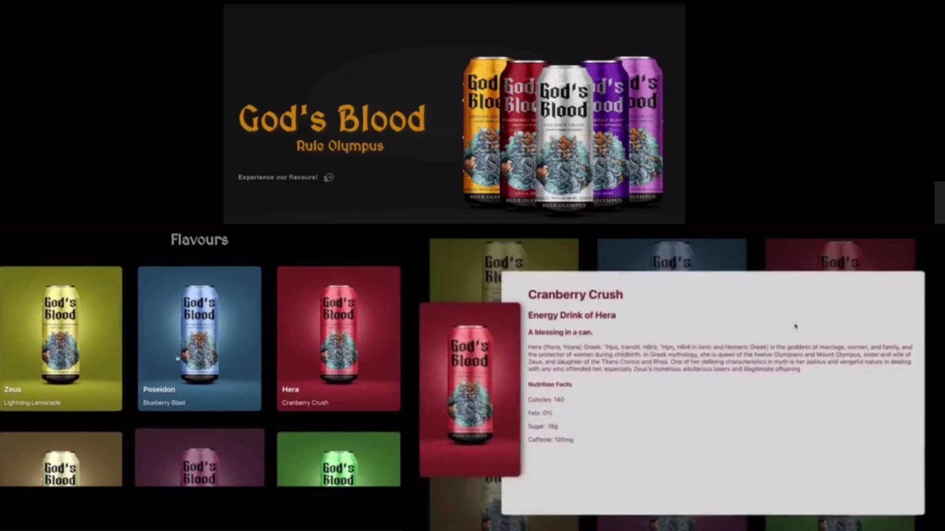 Energy Drink Startup Website